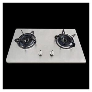 2 Burner stainless steel hob cooker