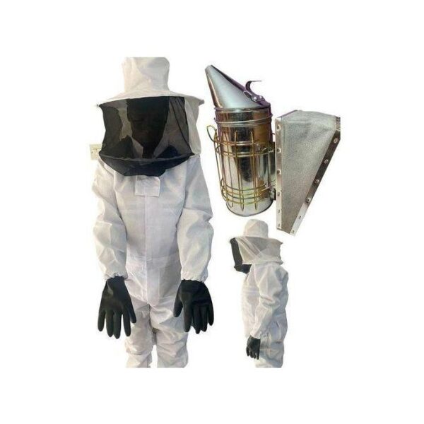 Modern bee farmers honey harvesting suit, beekeeping kit & bee smoker - Image 4