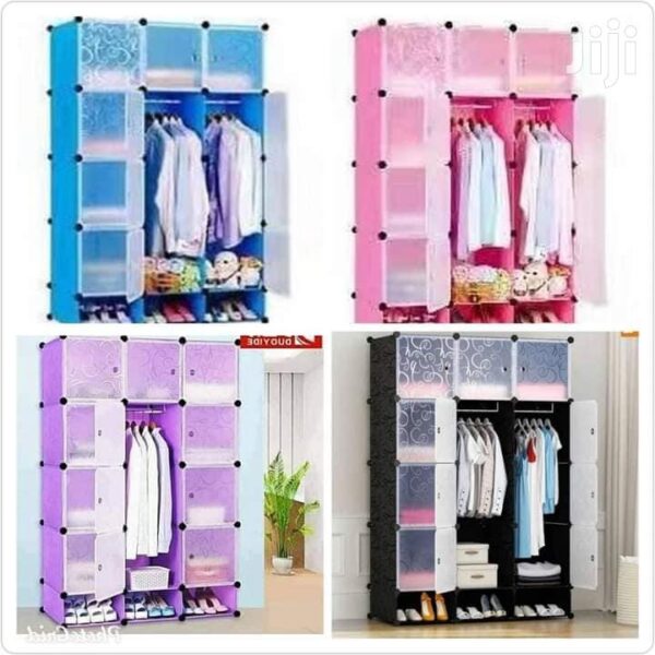 3 column plastic wardrobe - Image 3