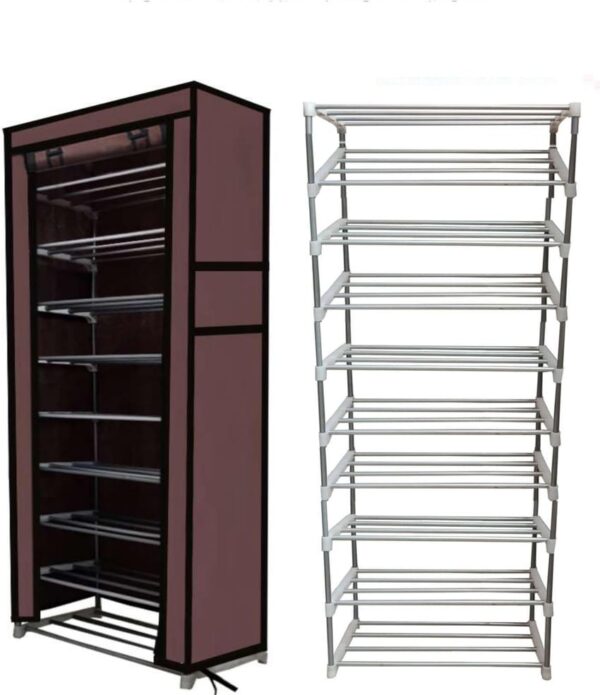 Shoe rack with cover - Image 4