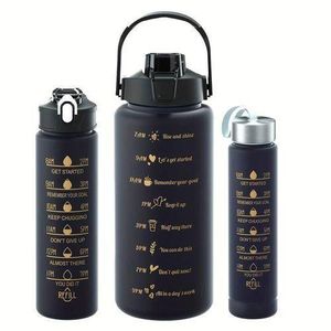 3 in 1 motivitional water bottle
