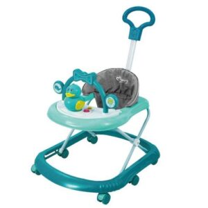 Baby walker with push handle