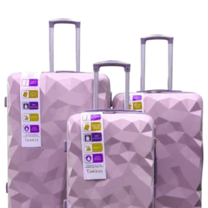 Taikks 3 in 1 abs rubber suitcase