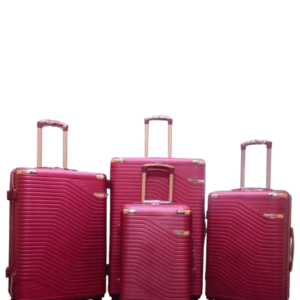 4 in 1 abs rubber suitcase