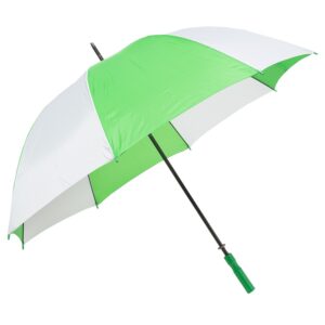 Kings Collection green and white umbrella