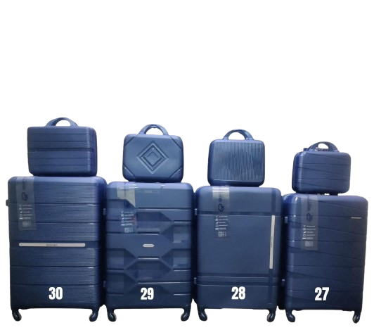 4 in 1 Travelling rubber suitcase